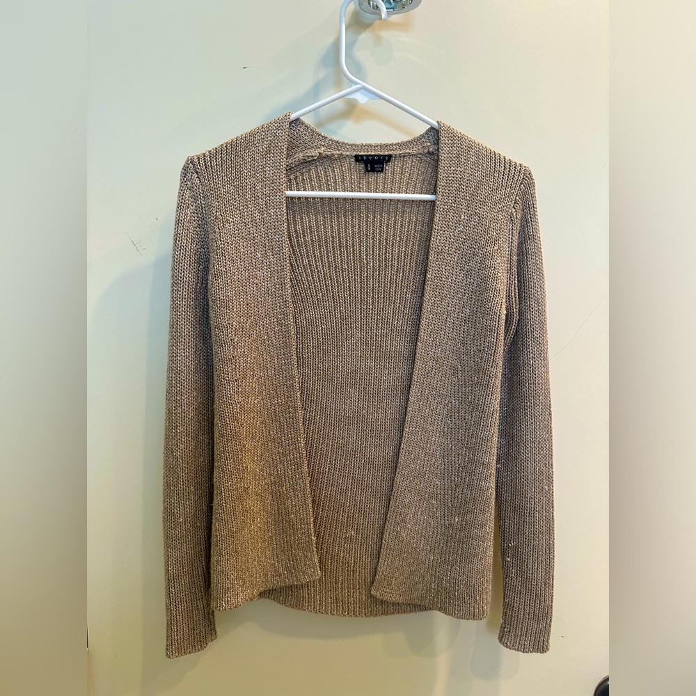 Theory Gold Cardigan